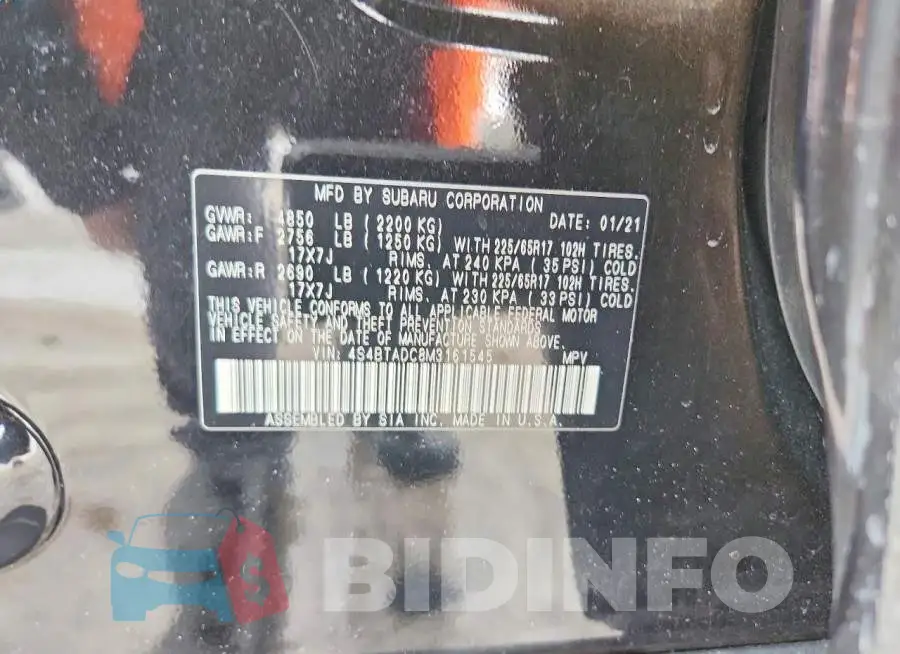 4S4BTADC8M3161545 Photo# 14