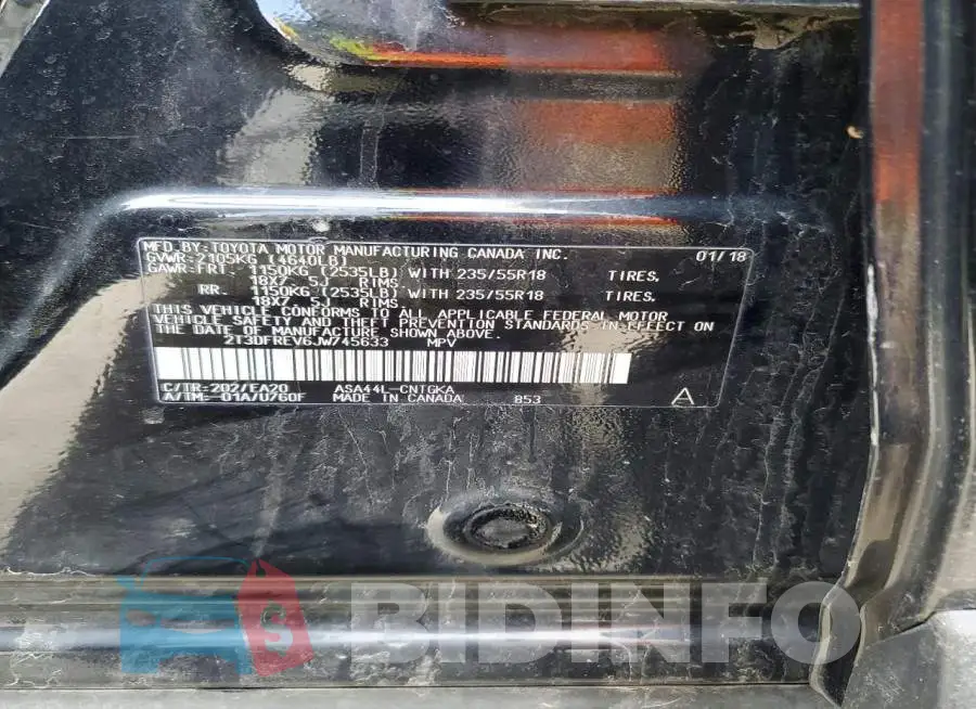 2T3DFREV6JW745633 Photo# 12