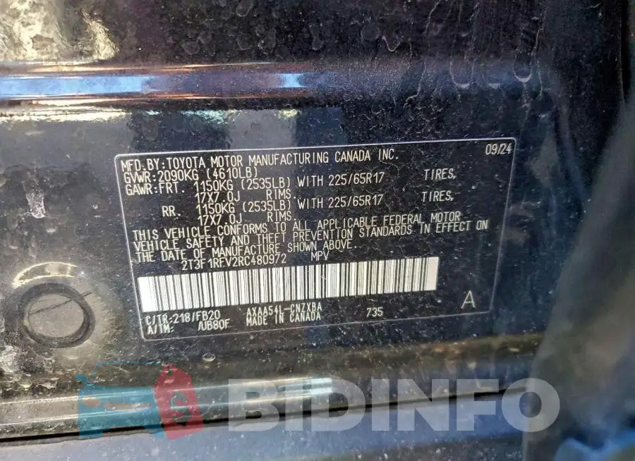 2T3F1RFV2RC480972 Photo# 13
