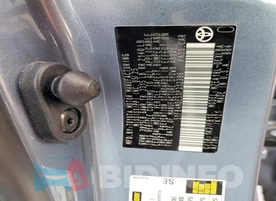 5YFB4MDE5SP312396 Photo# 12