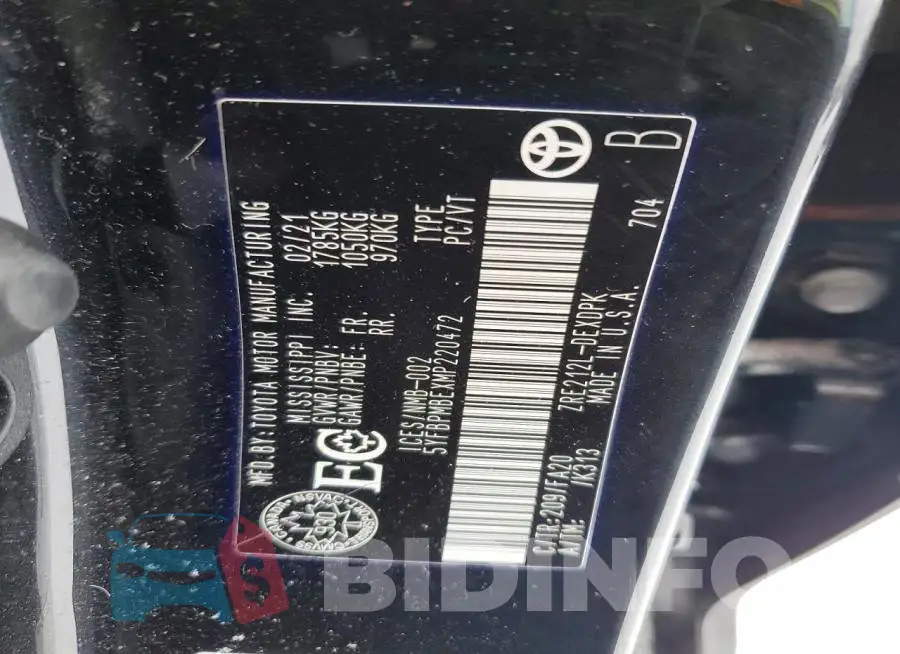 5YFBPMBEXMP220472 Photo# 12