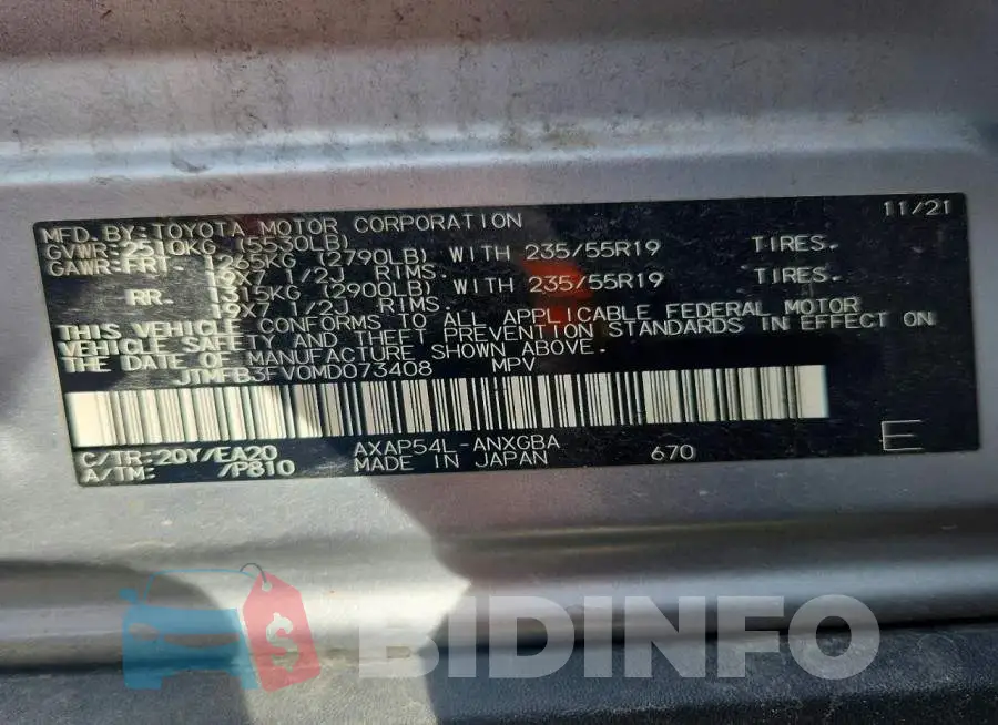 JTMFB3FV0MD073408 Photo# 13