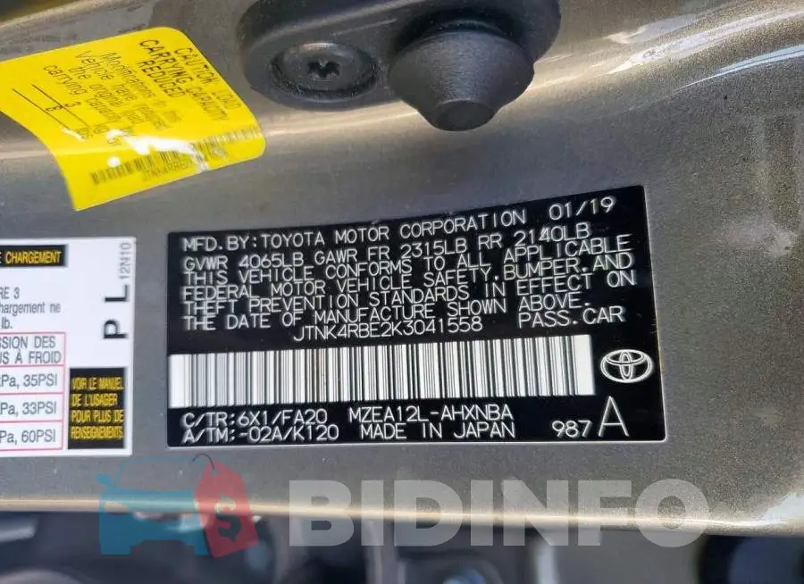 JTNK4RBE2K3041558 Photo# 12