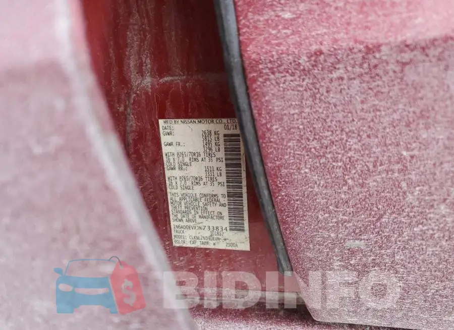 1N6AD0EVXJN733834 Photo# 13