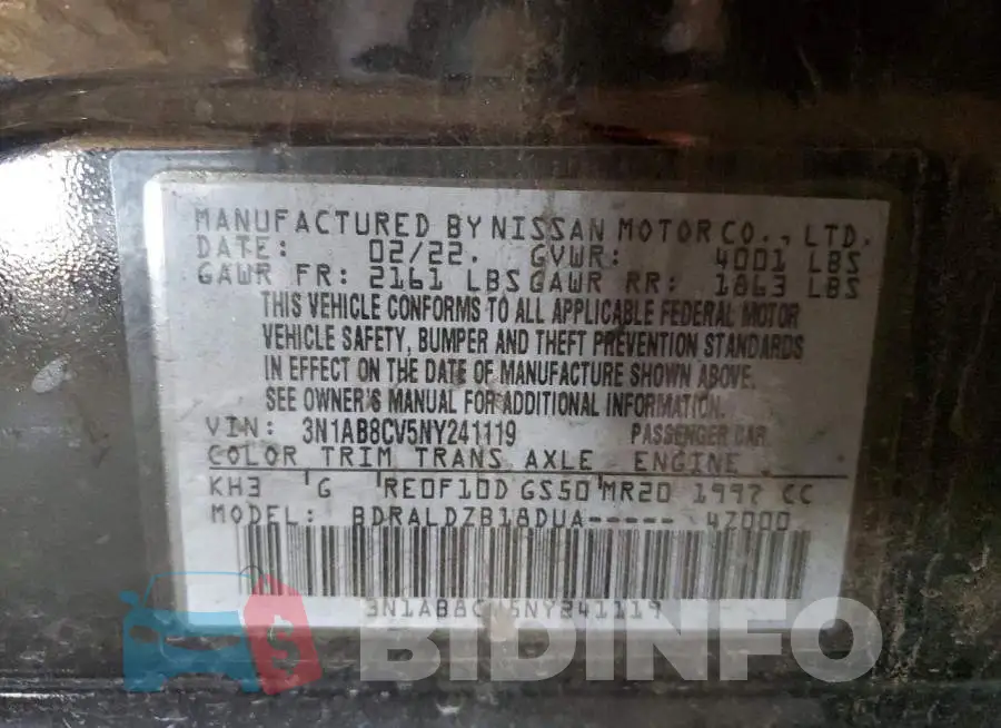 3N1AB8CV5NY241119 Photo# 12