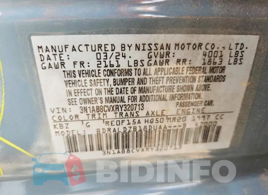 3N1AB8CVXRY320713 Photo# 13