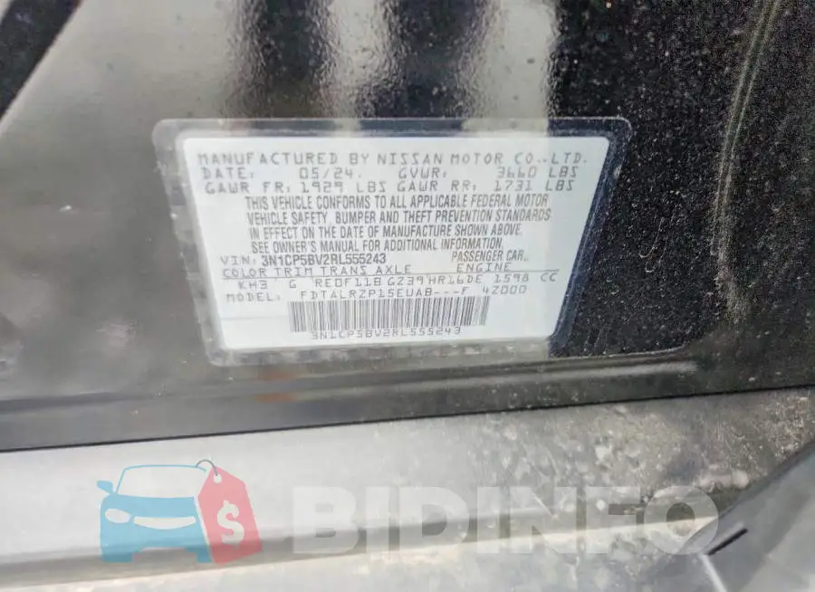 3N1CP5BV2RL555243 Photo# 13