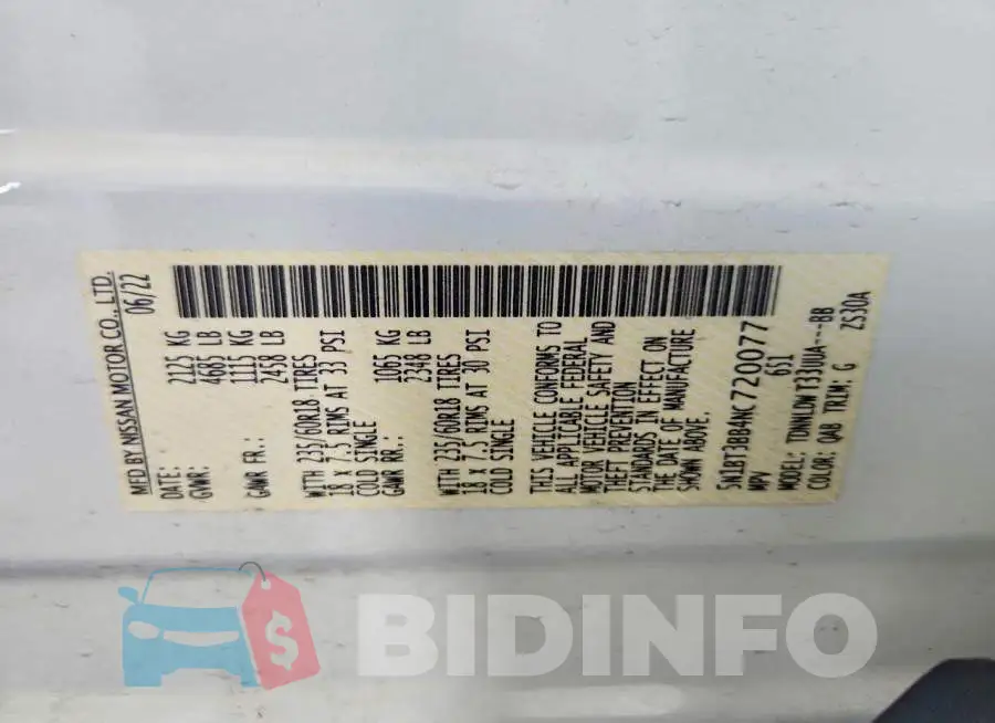 5N1BT3BB4NC720077 Photo# 13