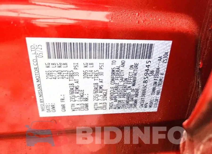 5N1BT3BB6SC859445 Photo# 13