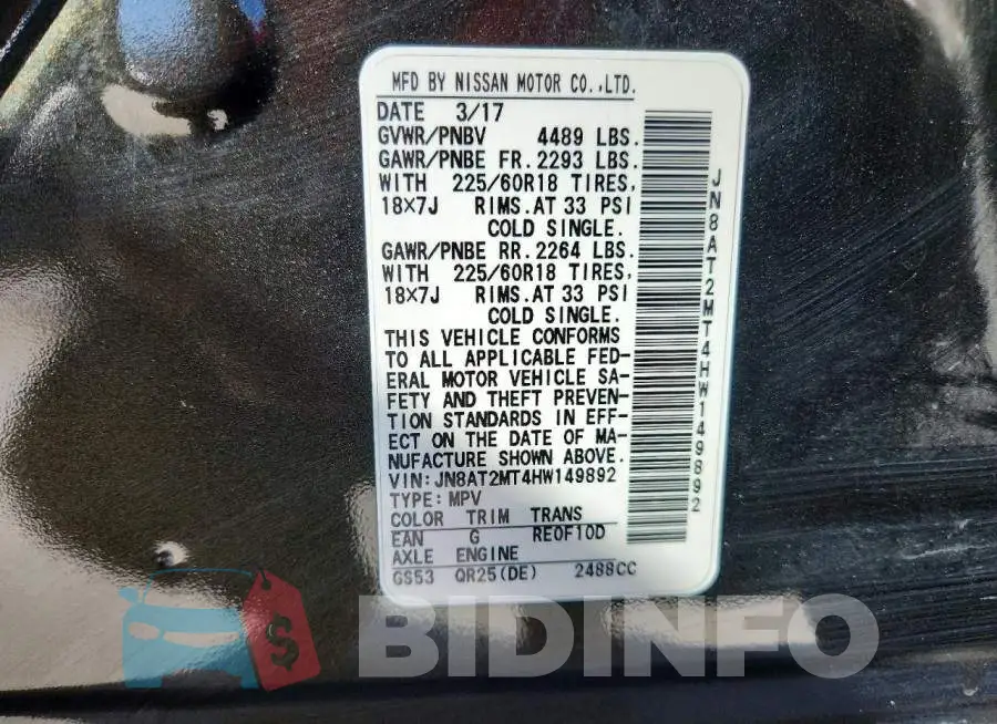 JN8AT2MT4HW149892 Photo# 14