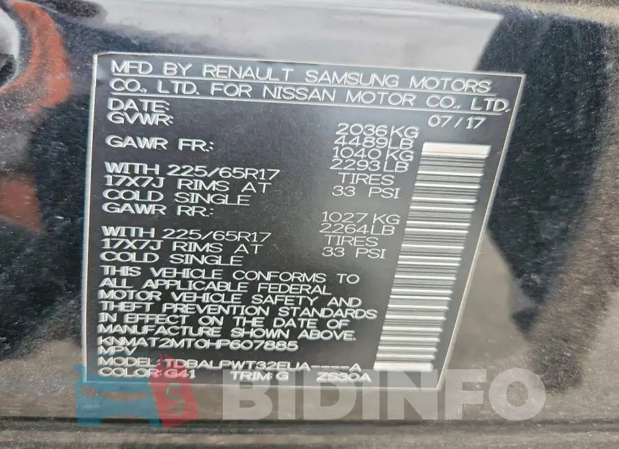 KNMAT2MT0HP607885 Photo# 13