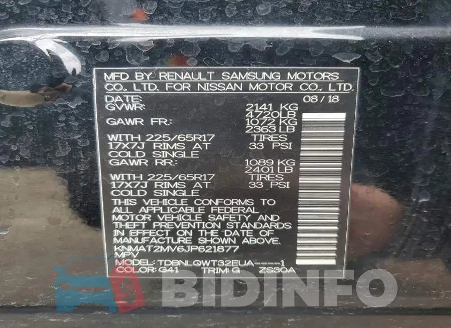 KNMAT2MV6JP621877 Photo# 14