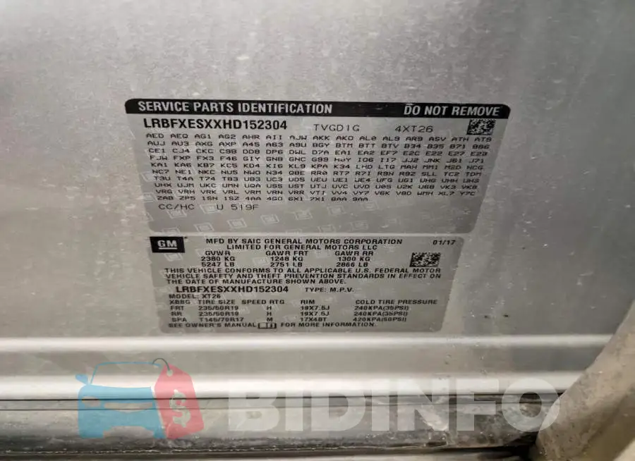 LRBFXESXXHD152304 Photo# 14