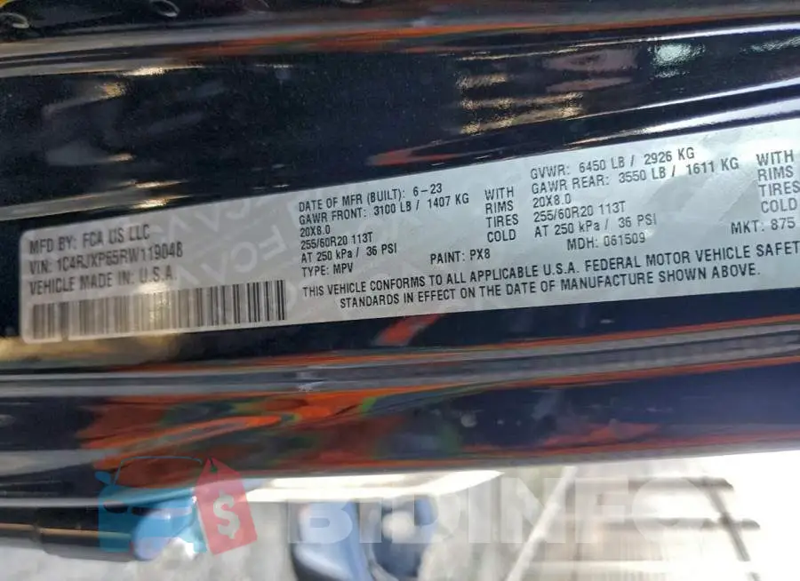 1C4RJXP65RW119048 Photo# 14