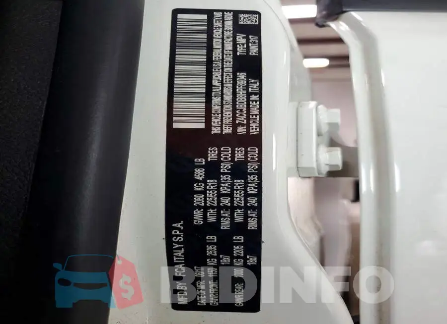 ZACCJBDB8HPF89046 Photo# 14