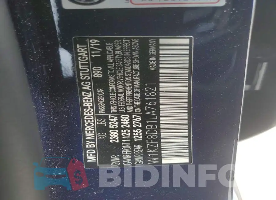 W1KZF8DB1LA761821 Photo# 12
