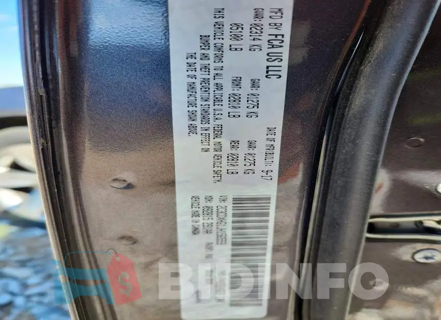 2C3CDXHG1JH156559 Photo# 12