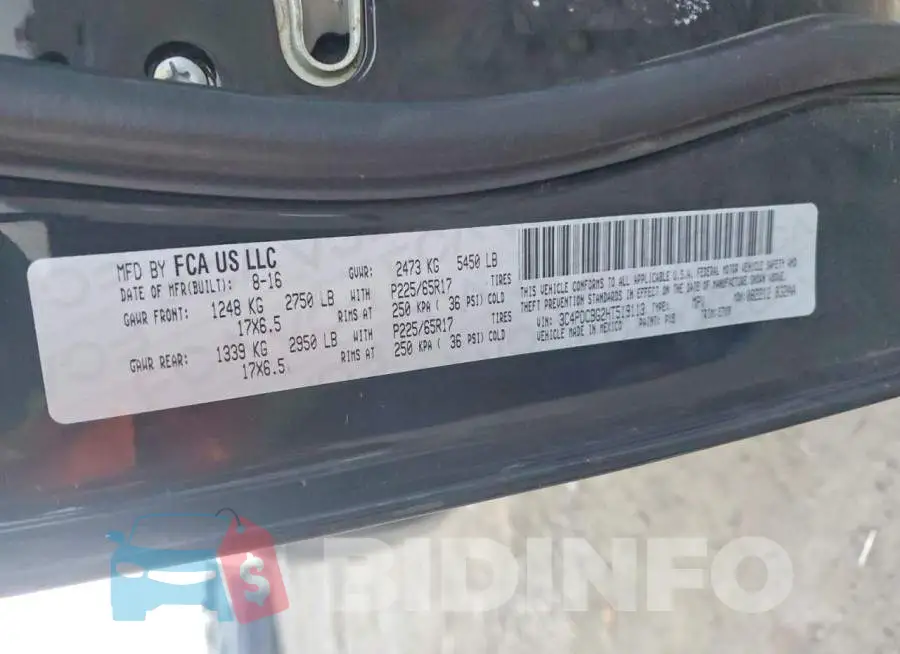 3C4PDCBG2HT519113 Photo# 13