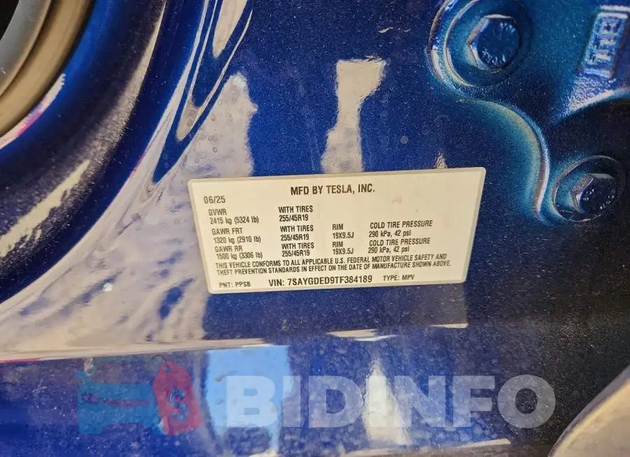 7SAYGDED9TF384189 Photo# 12