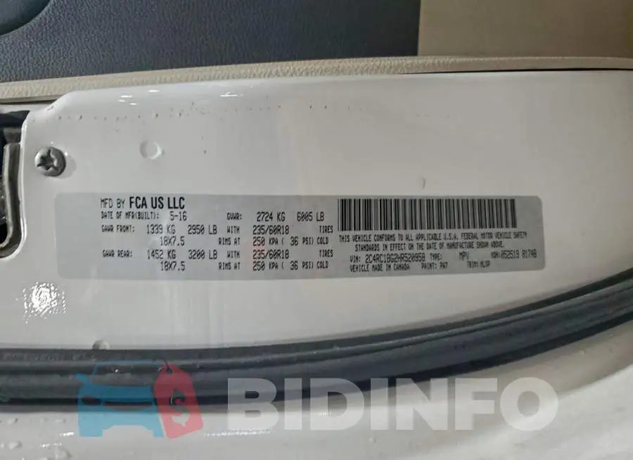 2C4RC1BG2HR520958 Photo# 13