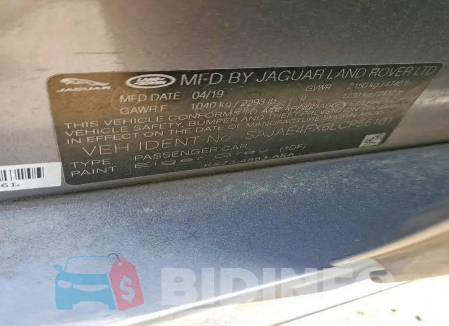 SAJAE4FX6LCP56101 Photo# 12