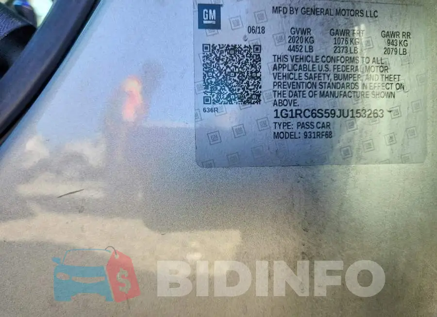 1G1RC6S59JU153263 Photo# 12