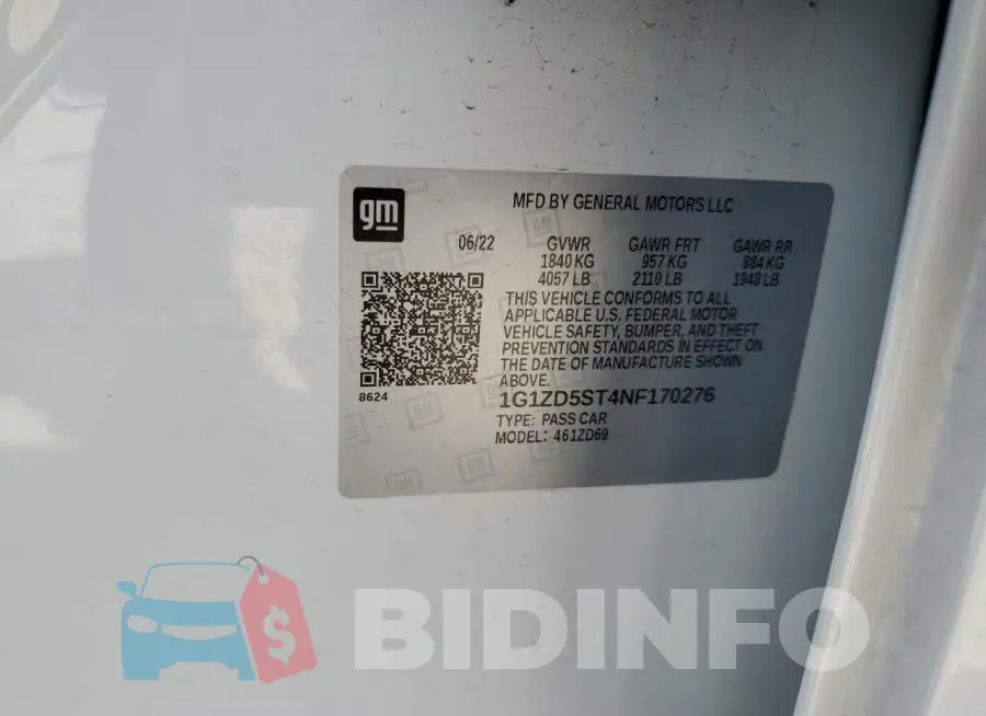 1G1ZD5ST4NF170276 Photo# 12
