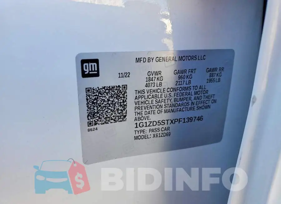 1G1ZD5STXPF139746 Photo# 12