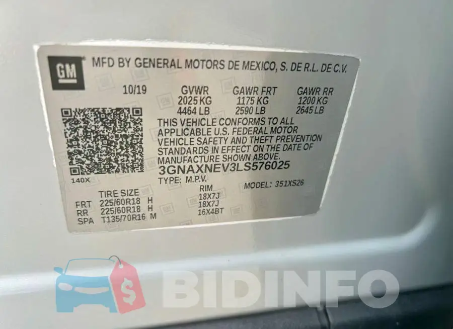 3GNAXNEV3LS576025 Photo# 10