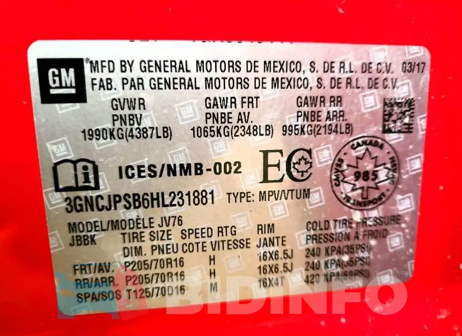 3GNCJPSB6HL231881 Photo# 12