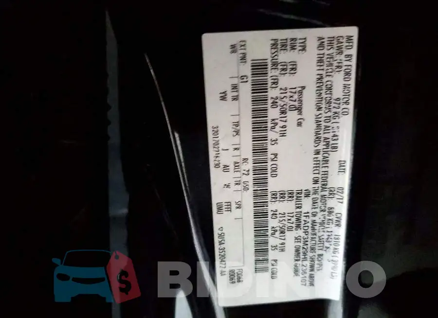 1FADP3M29HL236107 Photo# 12