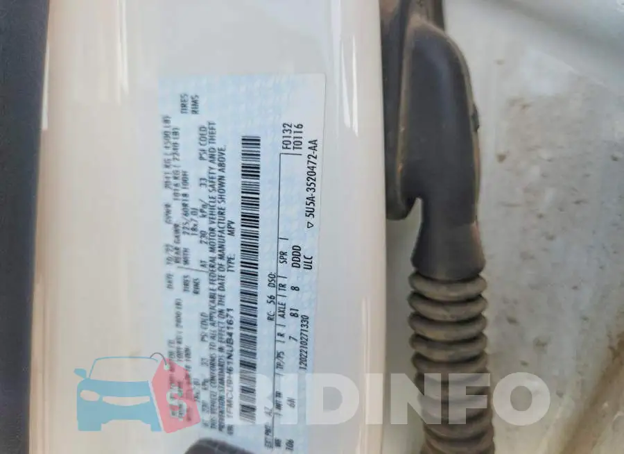 1FMCU9H61NUB41671 Photo# 14