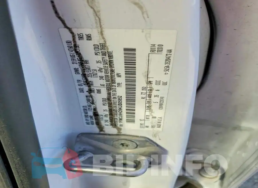 1FMCU9HD9KUB05852 Photo# 13