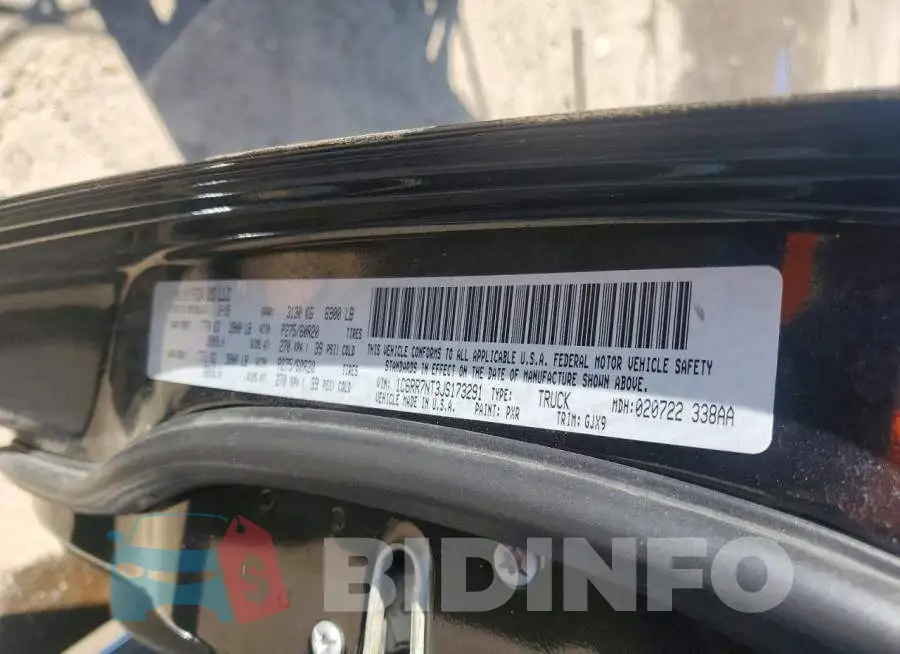 1C6RR7NT3JS173291 Photo# 12