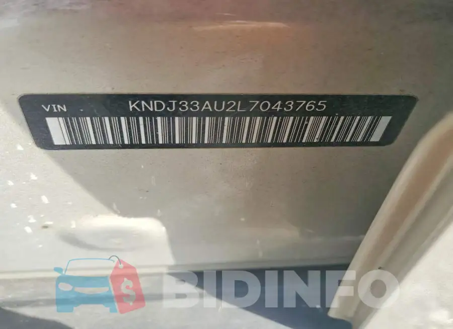 KNDJ33AU2L7043765 Photo# 12