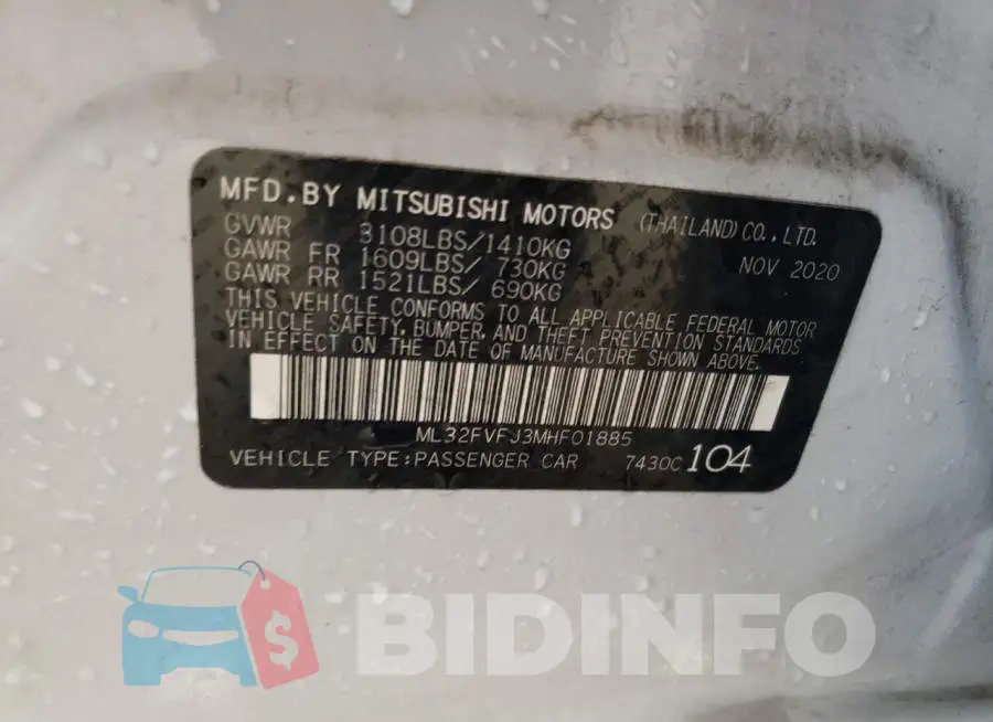 ML32FVFJ3MHF01885 Photo# 13
