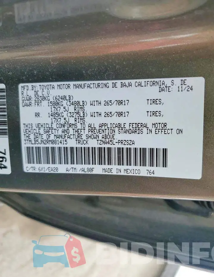3TMLB5JN2RM081415 Photo# 12