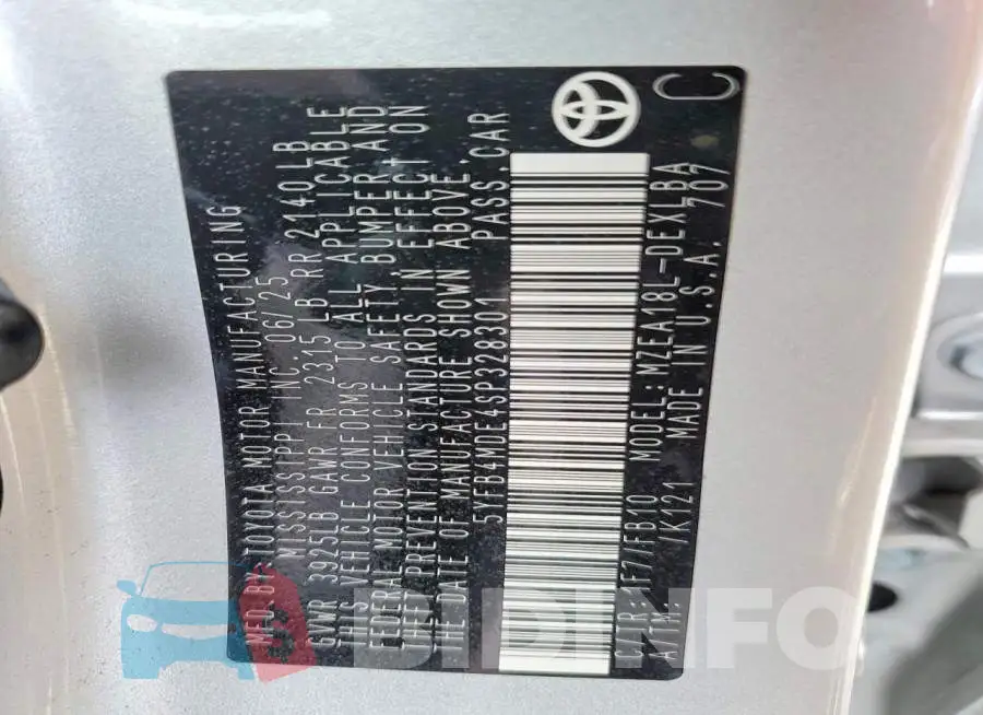 5YFB4MDE4SP328301 Photo# 12