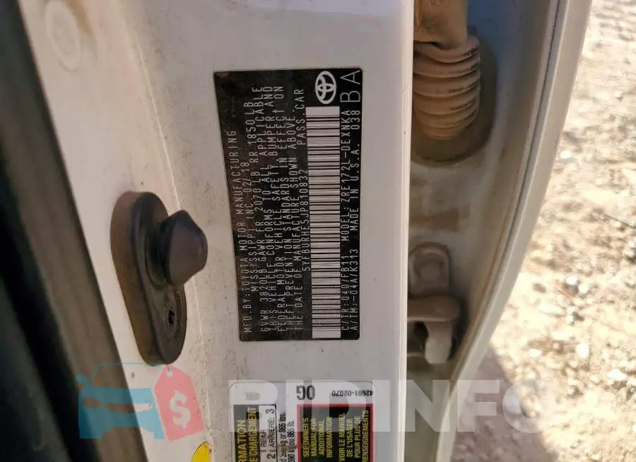 5YFBURHE5JP810832 Photo# 13