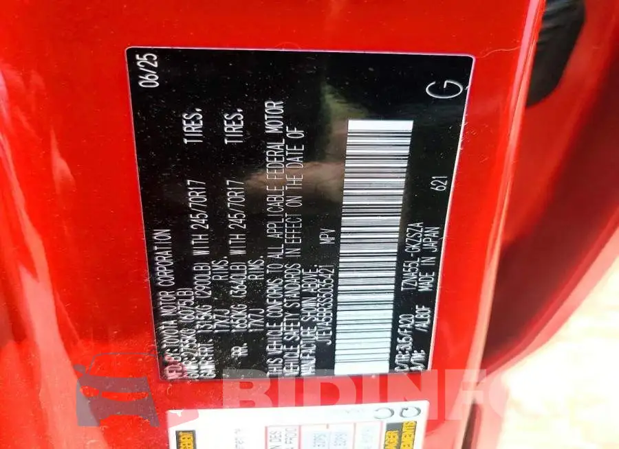JTEVA5BR3S5035421 Photo# 12