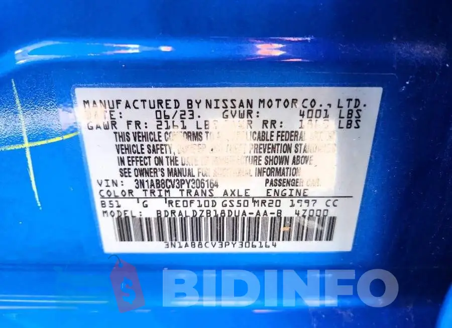 3N1AB8CV3PY306164 Photo# 13