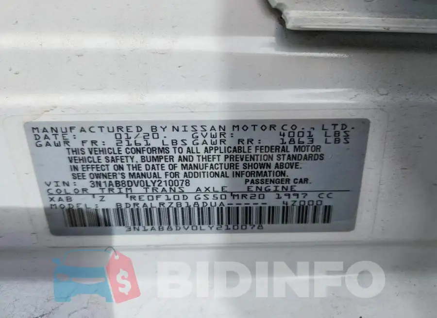 3N1AB8DV0LY210078 Photo# 12