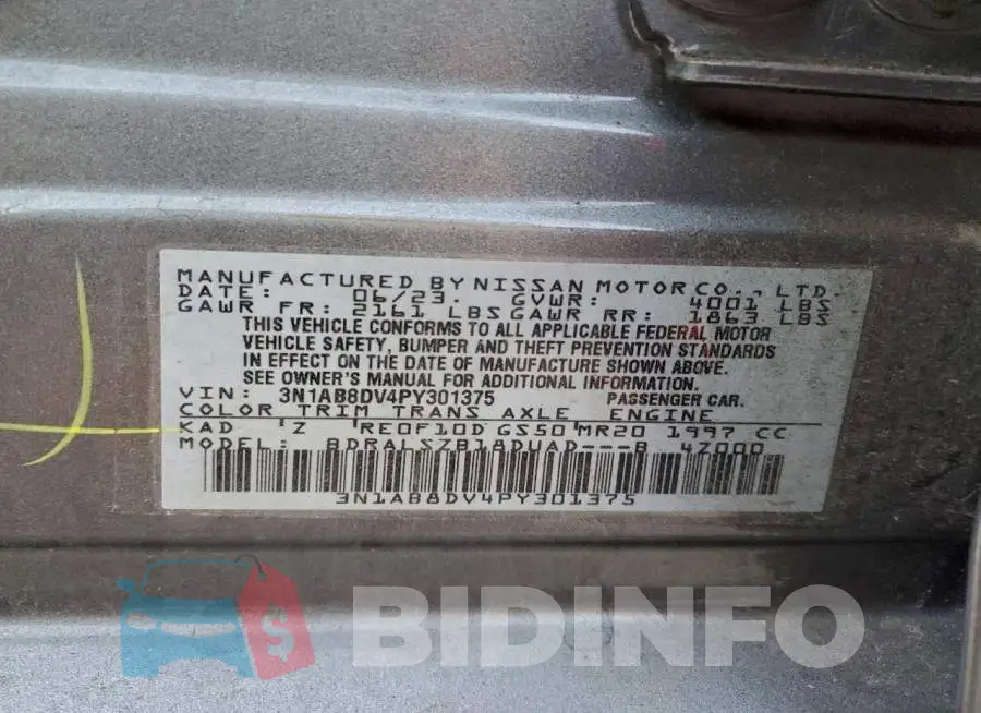 3N1AB8DV4PY301375 Photo# 13