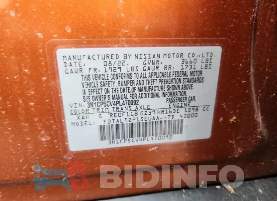 3N1CP5CV4PL470092 Photo# 12