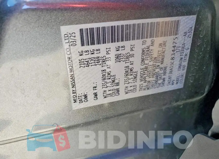 5N1BT3BA1SC834475 Photo# 13