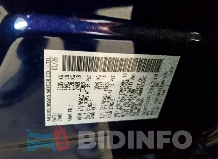 5N1BT3BA6TC766238 Photo# 13