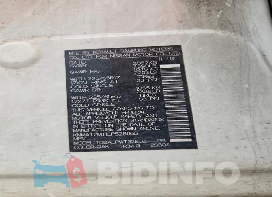 KNMAT2MT1LP528668 Photo# 13