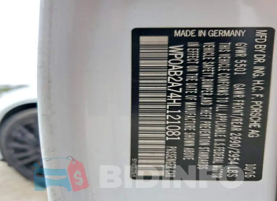 WP0AB2A74HL121081 Photo# 12