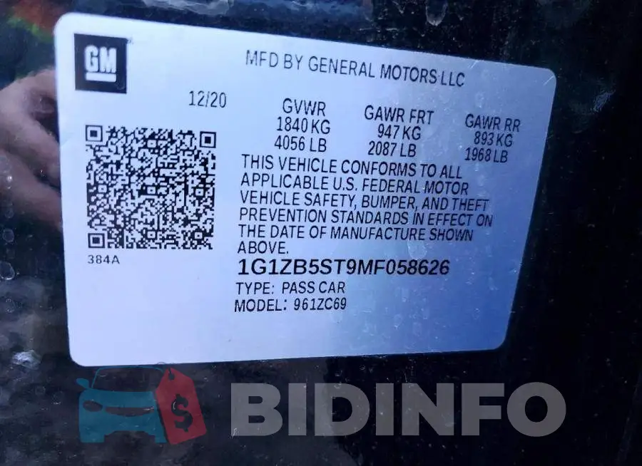 1G1ZB5ST9MF058626 Photo# 12