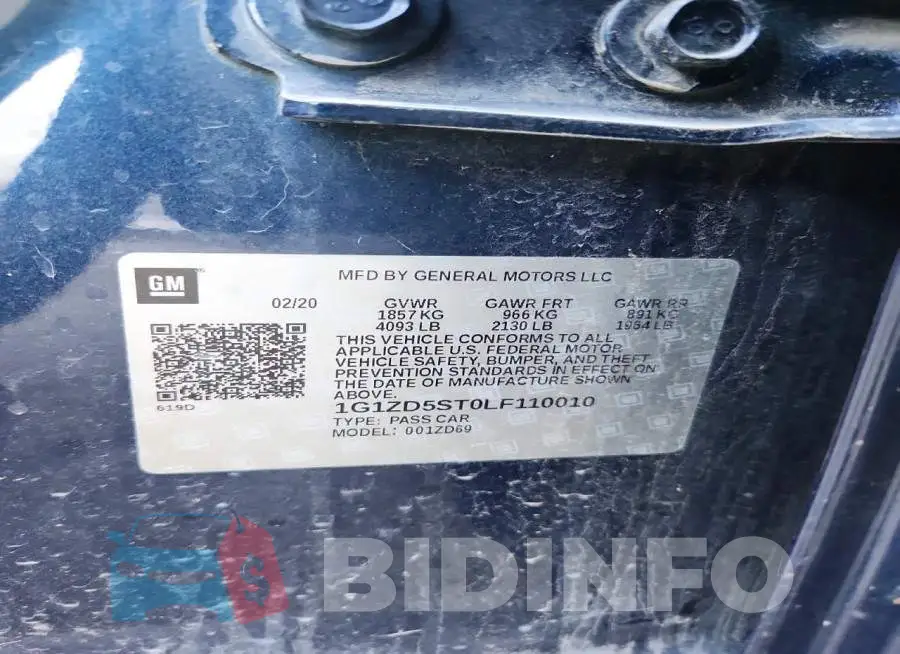 1G1ZD5ST0LF110010 Photo# 13